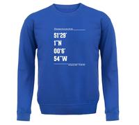 Cricket Ground Coordinates The Oval Kids Felpa - Pullover In Cotone 100%