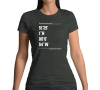 Cricket Ground Coordinates The Oval T-Shirt Donna Ashes England Player