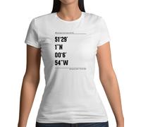 Cricket Ground Coordinates The Oval T-Shirt Donna Ashes England Player