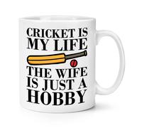 Cricket Is My Life The Moglie È solo Un Hobby 284ml Tazza Funny Valentines Love