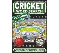 CRICKET *PAKISTAN EDITION* word search: Word searches with Easy to Read Print about Pakistan Cricket, Players, Stadiums and more | 6 x 9 inches, 110 ... or just for yourself for quiet time.