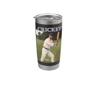 Cricket Sport Gioco Bicchiere termico in acciaio inox doppia parete