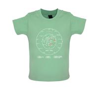 Cricket Terra Tavola - Bambino T-Shirt / Body - Twenty 20 Player Pipistrello