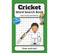 Cricket Word Search Book (New Improved Edition): Word searches with easy to read print about cricket, cricketers, cricket teams, and more : 6x9 ... gift for vacations, holidays and free times.
