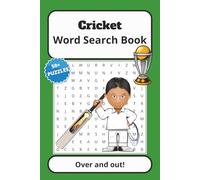 Cricket Word Search Book: Word searches with easy to read print about cricket, cricketers, cricket teams, and more : 6x9 inches, 110 pages: 50+ Puzzles... gift for vacations, holidays and free times.