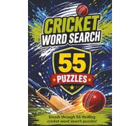 Cricket Wordsearch Book: Cricket Themed Word Search With Easy To Read Text Including Positions, Rules And Terminology | 6x9 Inches, 110 Pages | 55 ... Gift For Holidays And Special Occasions
