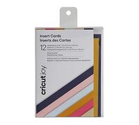 Cricut Biglietti Acquerelli S40, Carta Bianca 300g/m², 12 Pezzi