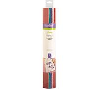 Cricut Glitter Iron-On Confezione da 6 Vinili Tessili Termoadesivi 30,5 x 30,5 cm Assortimento Bejeweld