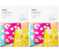 Cricut™ Carta adesiva stampabile, formato A4 (8 ct), colore: bianco (Confezione da 2)