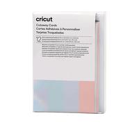 Cricut Chaway Cards, Pastello, da Utilizzare con Tappetino a Cartoncino, 2x2, 12.1 cm x 16.8 cm (Taglia, Confezione da 12, Argento, Pastel, 12.1cm x 16.8cm Size R40), unità