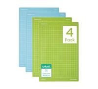 Cricut Confezione assortita di tappetini 8,5 x 12 cm, confezione da 4 | Per macchina Joy Xtra - Include 2 StandardGrip e 2 LightGrip