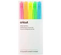 CRICUT GLITZER GEL 0,8MM 5ER SET DI PENNINI NEON MODELLISMO