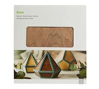 Cricut Impiallacciatura in Legno Naturale, per Cricut Explore e Maker Machines, Richiede Lama a Punto Profondo, Noce, 30.5 cm x 30.5 cm (12 pollici x 12 pollici), Confezione da 2