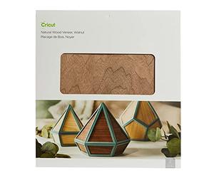 Cricut Impiallacciatura in Legno Naturale, per Cricut Explore e Maker Machines, Richiede Lama a Punto Profondo, Noce, 30.5 cm x 30.5 cm (12 pollici x 12 pollici), Confezione da 2