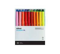 Cricut Infusible Ink markers Ultimate, Punto Medio, per l'Uso con Spazi Vuoti Compatibili con Inchiostro Infusibile Easypress Autopress, Confezione da 30, Medium Point, Unità