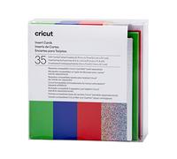 Cricut Insert Cards Scale Arcobaleno, per l'Uso con Il Tappetino delle Carte, 12.1 cm x 12.1 cm (Taglia, Confezione da 35, Rainbow Scales, 12.1cm x 12.1cm Size S40), unità