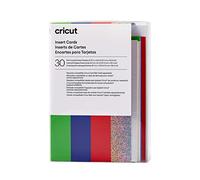 Cricut Insert Cards Scale Arcobaleno, per l'Uso con Il Tappetino delle Carte, 12.1 cm x 16.8 cm (Taglia, Confezione da 30, Cartone, Rainbow Scales, 12.1cm x 16.8cm Size R40), unità