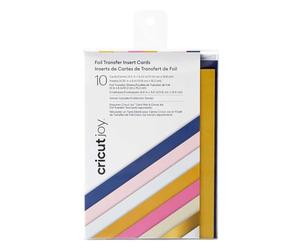 Cricut Joy Foil Transfer Insert Cards | 10 pack | 11.4cm x 15.9cm | Sensei