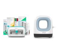Cricut Joy | Pacchetto Iniziale Macchina da Taglio compatta e Intelligente | Edizione, Plastic & EasyPress Mini Heizpresse Blau Zen Blu | Pressa riscaldante compatta per termoadesivo (HTV)