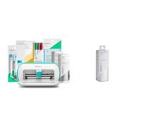 Cricut Joy | Pacchetto Iniziale Macchina da Taglio compatta e Intelligente | Edizione, Plastic, White, Starter Bundle (2023 Edition) & Joy Smart Vinyl - Permanente, Bianco