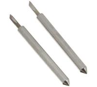 Cricut Lame di ricambio a punta fine, ferro, metallo, 23 mm x 2 mm (2 ct)