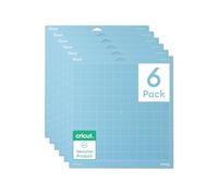 Cricut LightGrip - Set di 6 tappetini per macchine Explore & Maker, 30,5 x 30,5 cm, ideali per carta standard, cartoncino leggero e altro