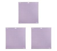 Cricut Machine Mat, 30.5 x 30.5 cm (12" x 12") Tappetino per Macchina StrongGrip, Viola, Taglia unica (Confezione da 3)