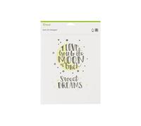 Cricut PC2004995 IO DSGNS Love You TO The Moon 8.5X12, Ferro, Multicolour, one size