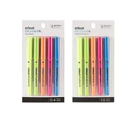 Cricut Pennarelli Infusible Ink - Confezioni da 5 - 0.4mm & 1mm - Basics/Brights