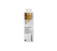 Cricut Penne a Gel Glitterato Cricut Joy™ 0,8, nero/oro/argento (3 pezzi)