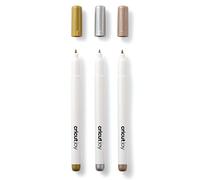 Cricut Permane Permanents | Oro, Argento, Rame | Punto Medio 1.0mm | 3-Pack | per l'uso Joy, Multi, 3 unità, 2010010
