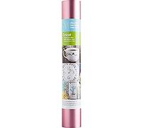Cricut Premium Vinyl Metallico - Rimovibile/Opaco Adhesive Foil Matte Pink 12X48, Vinile, Multicolour, one size