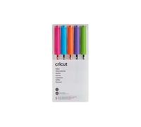 CRICUT EXPLORE/MAKER EXTRA FINE POINT 5 PACK BRIGHTS SET DI PENNINI ROSA BLU