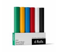 Cricut Smart Vinyl - Vinile permanente, campionatore, 33 x 61 cm, confezione da 6