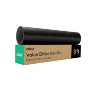 Cricut Value Glitter termoadesivo - nero - 25,4 cm x 2,4 m (1)