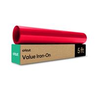 Cricut Value Iron On Red (rotolo da 12 pollici x 5 piedi) - Vinile termoadesivo HTV