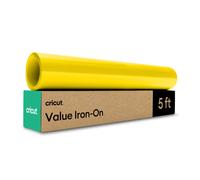 Cricut Value Iron On Yellow (rotolo da 12 pollici x 5 piedi) - Vinile termoadesivo HTV
