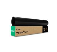 Cricut Vinile autoadesivo permanente, 30,5 cm x 3 m, per tutte le macchine da taglio Cricut | Nero lucido
