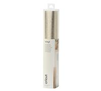 Cricut Vinile Premium Vinyl Metallico Strutturato - Permanente, Platino metallizato, 1.2m (4ft)