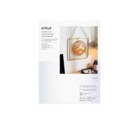 Cricut Vinile stampabile, formato A4, 12 fogli (trasparente)