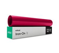 Cricut Vinilo Termotransferible | Rosso | 3,6m (12ft) | Rotolo di vinile a trasferimento termico | Da utilizzare con tutte le macchine da taglio Cricut