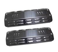 Criditpid BBQ-Element - Piastra di ricambio per griglia Master Forge MFA350CNP, MFA350BNP, MFA350BNN, in acciaio porcellanato, copertura per bruciatore della tenda termica per Dyna-Glo DGP350SNP-D,