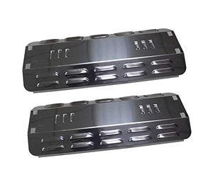 Criditpid BBQ-Element - Piastra di ricambio per griglia Master Forge MFA350CNP, MFA350BNP, MFA350BNN, in acciaio porcellanato, copertura per bruciatore della tenda termica per Dyna-Glo DGP350SNP-D,