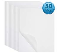 Cridoz 50 fogli di carta pergamena, 21,9 x 27,9 cm, traslucida trasparente, per la stampa di schizzi, tracciamenti, disegni e animazioni