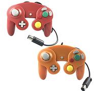 Crifeir The Wired controller for Gamecube Wii video Game Red and Orange