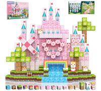 Crifeton Costruzioni Magnetiche per Bambini 100 PCS 2CM 3+ Giochi Cubi Magnetici, Blocchi Magnetic Building Blocks Giocattoli Montessori 4 5 6 7 8 9 10 11 12 Anni Regali di Compleanno per Ragazzi