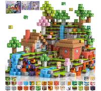 Crifeton Costruzioni Magnetiche per Bambini 220 PCS 2CM 3+ Giochi Cubi Magnetici, Building Blocks Giocattoli Montessori a Partire da 3 4 5 6 7 8 9 10 11 12 Anni Regali di Compleanno per Ragazzi