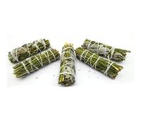 CRIGEMA - Smudge di Salvia Bianca e Ruta per Purificazione dalla California - 5 Mazzetti di ca. 10 cm, 25-35 grammi l'uno - Confezionato in un Sacchettino con Zip richiudibile (5)