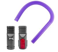 Crihovy Bocchetta a Lancia Flessibile, Tubo Ugello Piatto, Allegato Aspirapolvere per Pelucchi dell'asciugatrice, Accessori di Piatto Lungo Estensione, Compatibile con Dyson V15 V12 V11 V10 V8 V7 V6