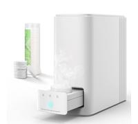 CRILEAL Smart - Dispenser di asciugamani caldi e scaldasalviette per il viso. Cassetto pop-up a riscaldamento istantaneo con 20 asciugamani usa e getta per la cura della pelle